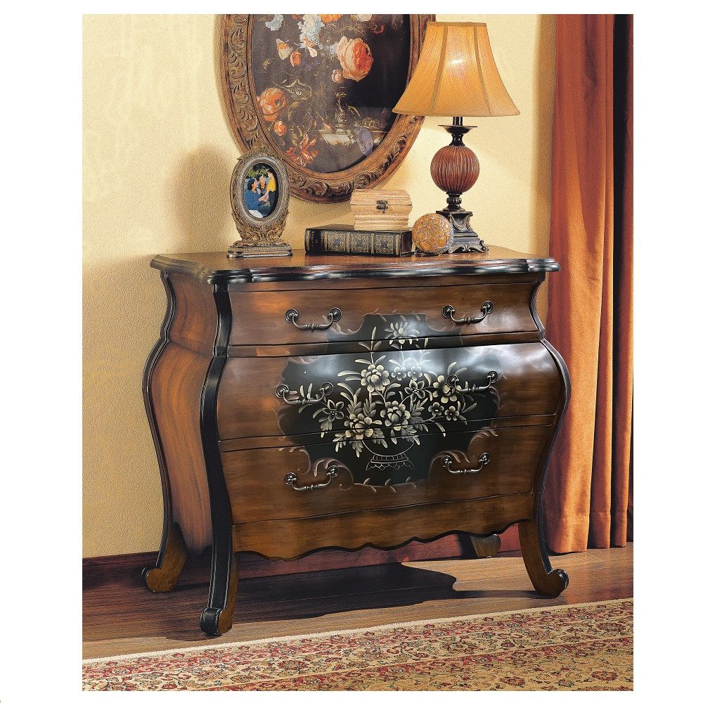 Roma - 37" Chest - Oak & Antique Black - Urban Living Furniture (Los Angeles, CA)