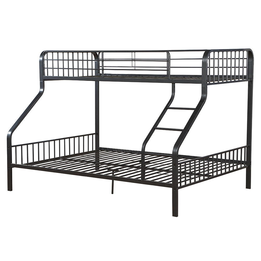 Caius - Twin Long/Queen Bunk Bed - Gunmetal - Urban Living Furniture (Los Angeles, CA)