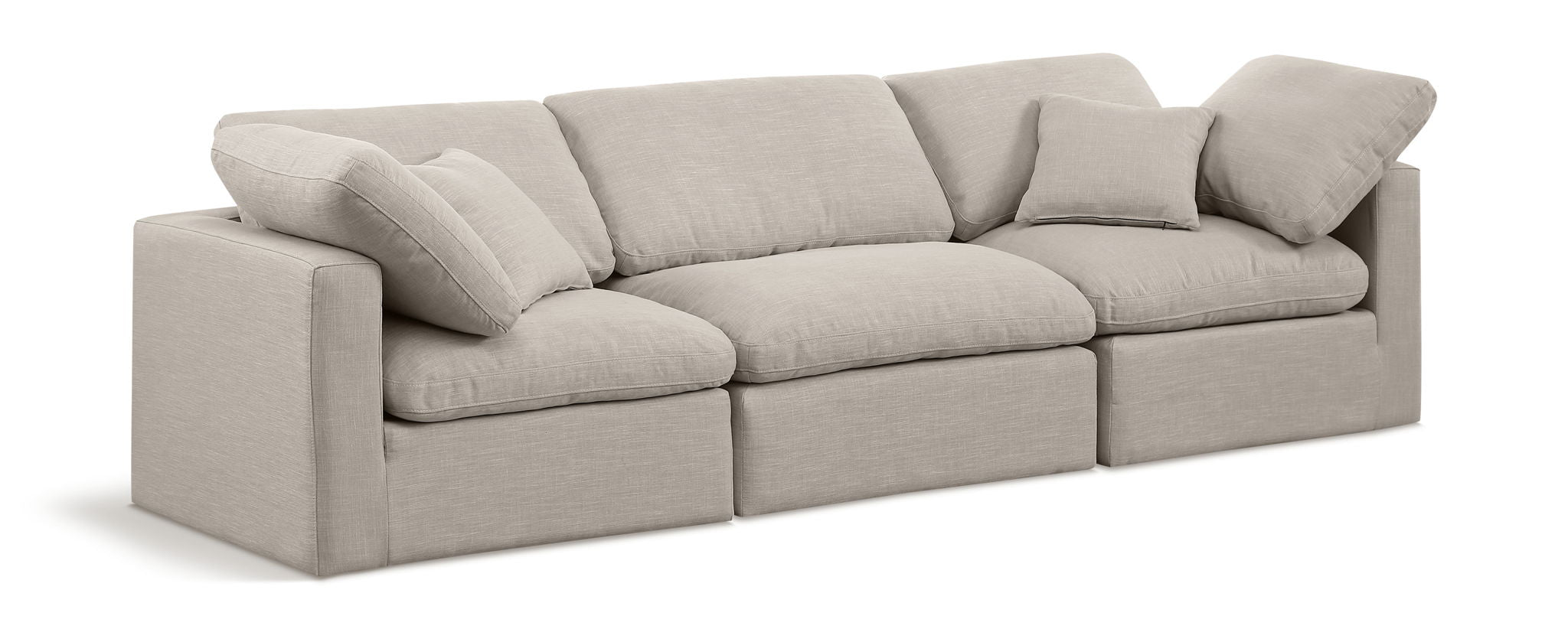Indulge - Linen 3 Seat Modular Sofa - Urban Living Furniture (Los Angeles, CA)
