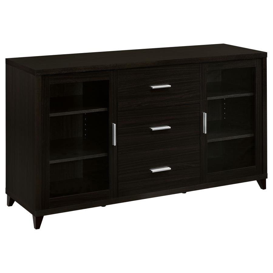 Lewes - 2 Door Engineered Wood TV Stand - Cappuccino - Urban Living Furniture (Los Angeles, CA)