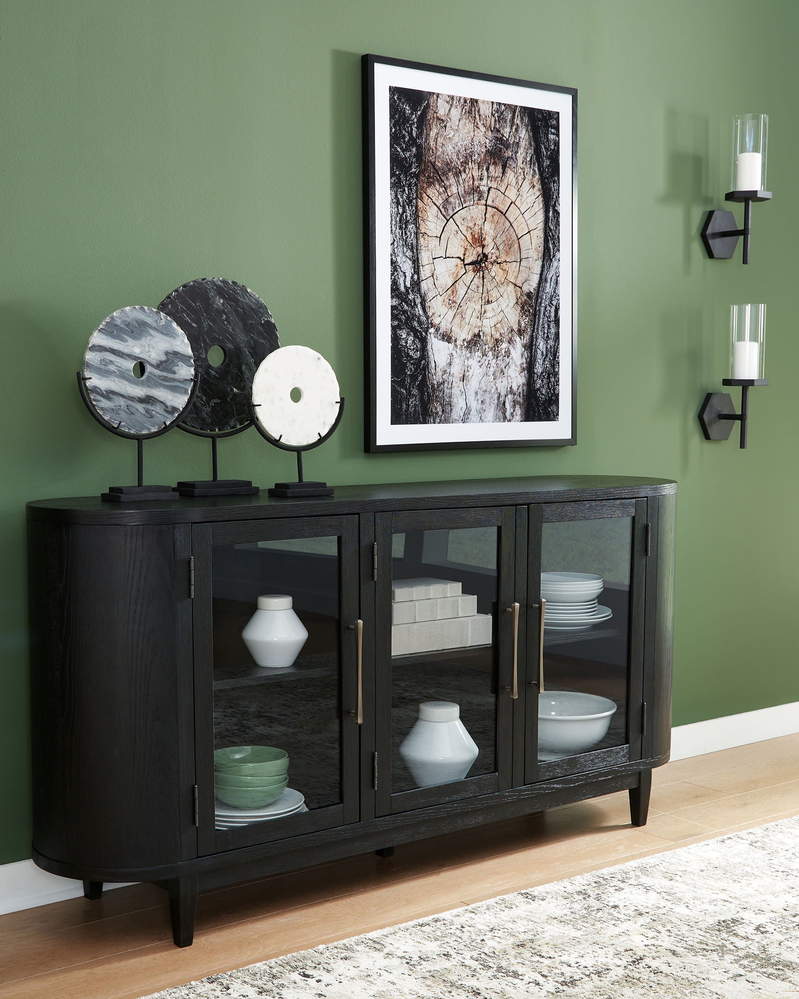 Rowanbeck - Black - Dining Room Server - Urban Living Furniture (Los Angeles, CA)