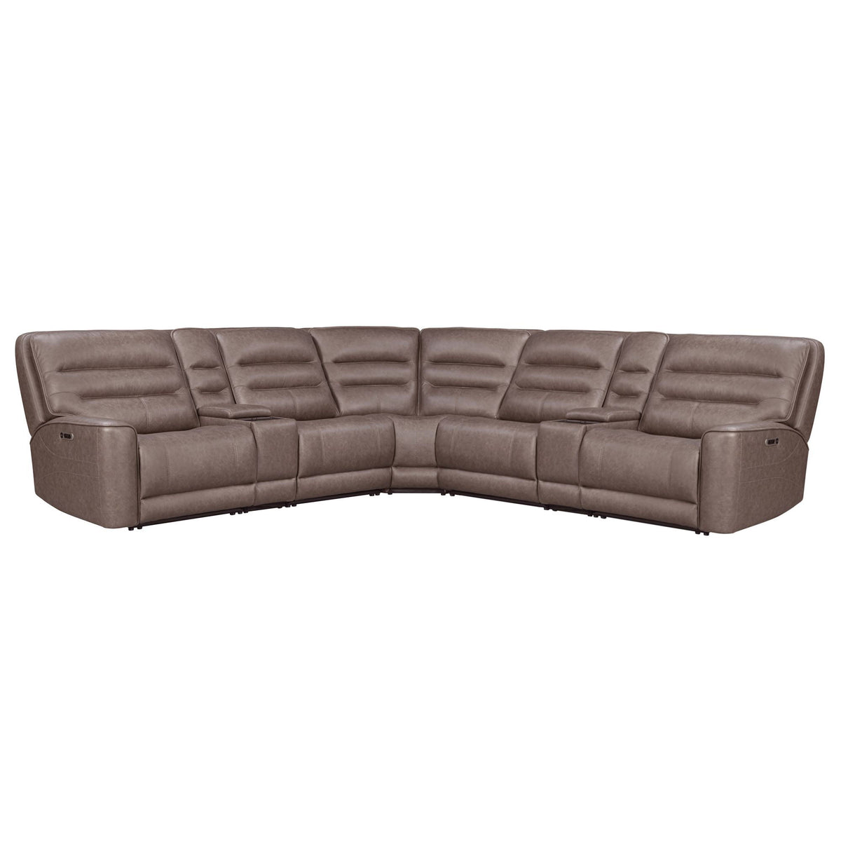 Lawson - Power Reclining Sectional With Adjustable Headrests