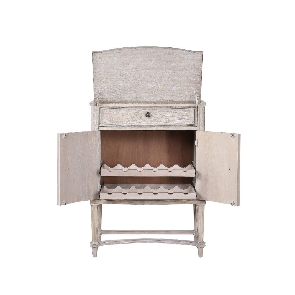 Wynsor - Wine Cabinet - Antique White - Urban Living Furniture (Los Angeles, CA)
