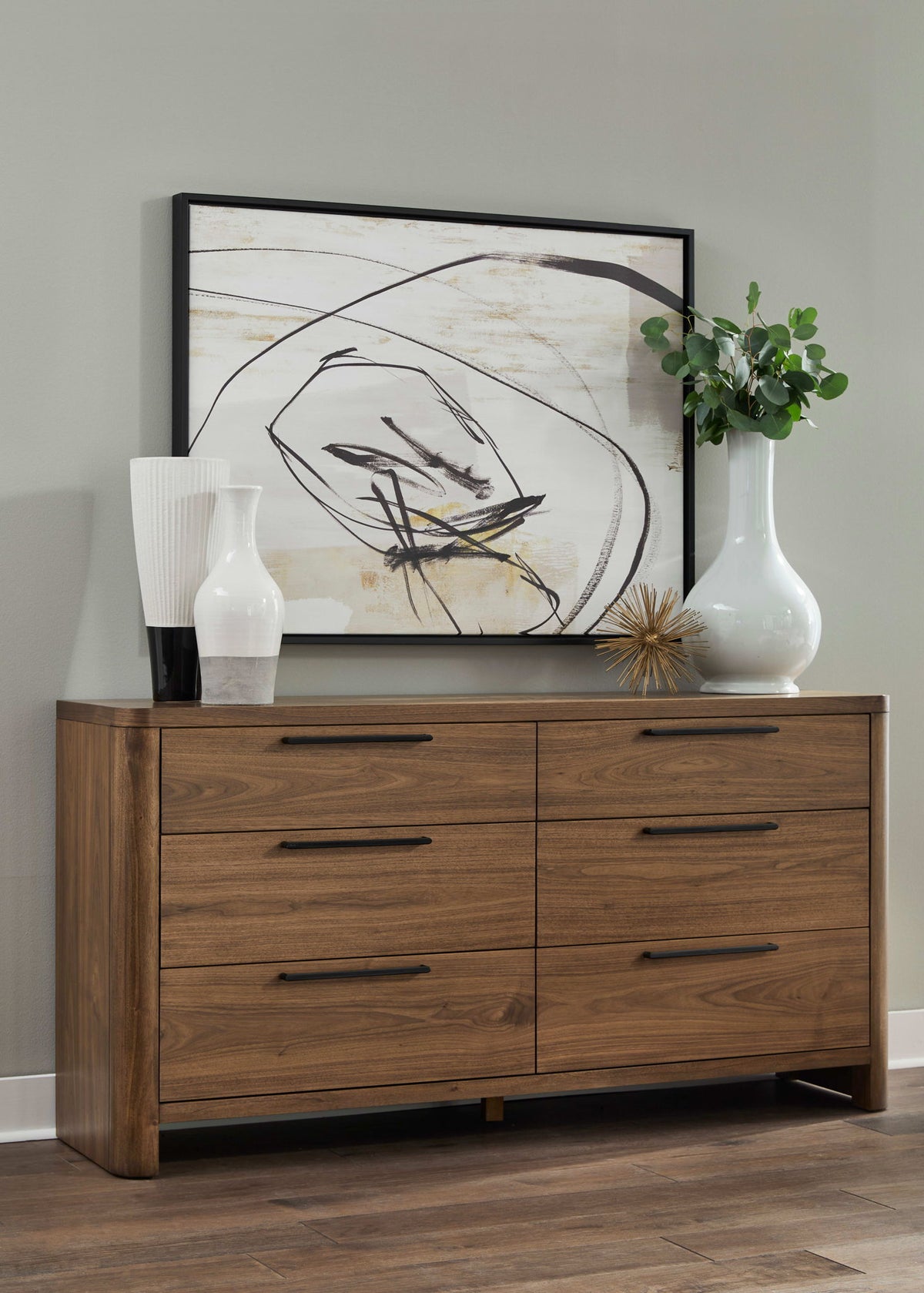 Totes - Six Drawer Dresser - English Walnut