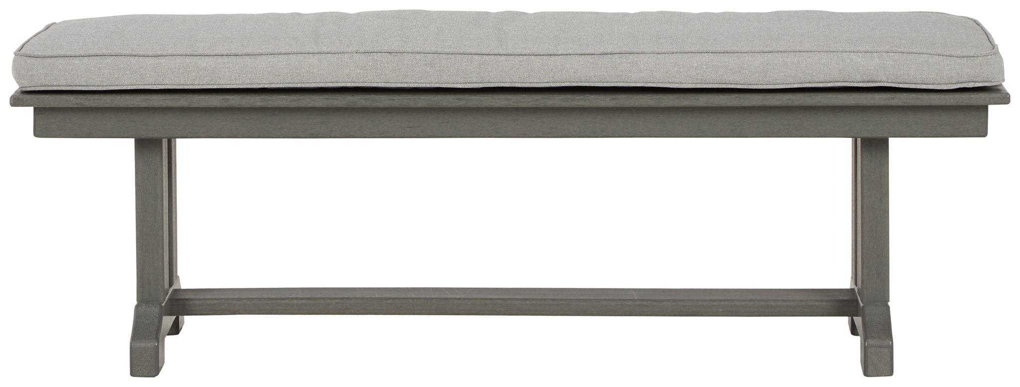 Visola - Gray - Bench with Cushion - Urban Living Furniture (Los Angeles, CA)