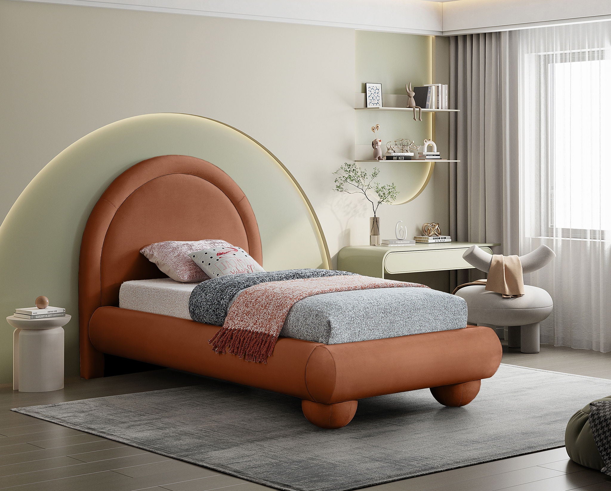 Madrid - Velvet Upholstered Bed - Urban Living Furniture (Los Angeles, CA)