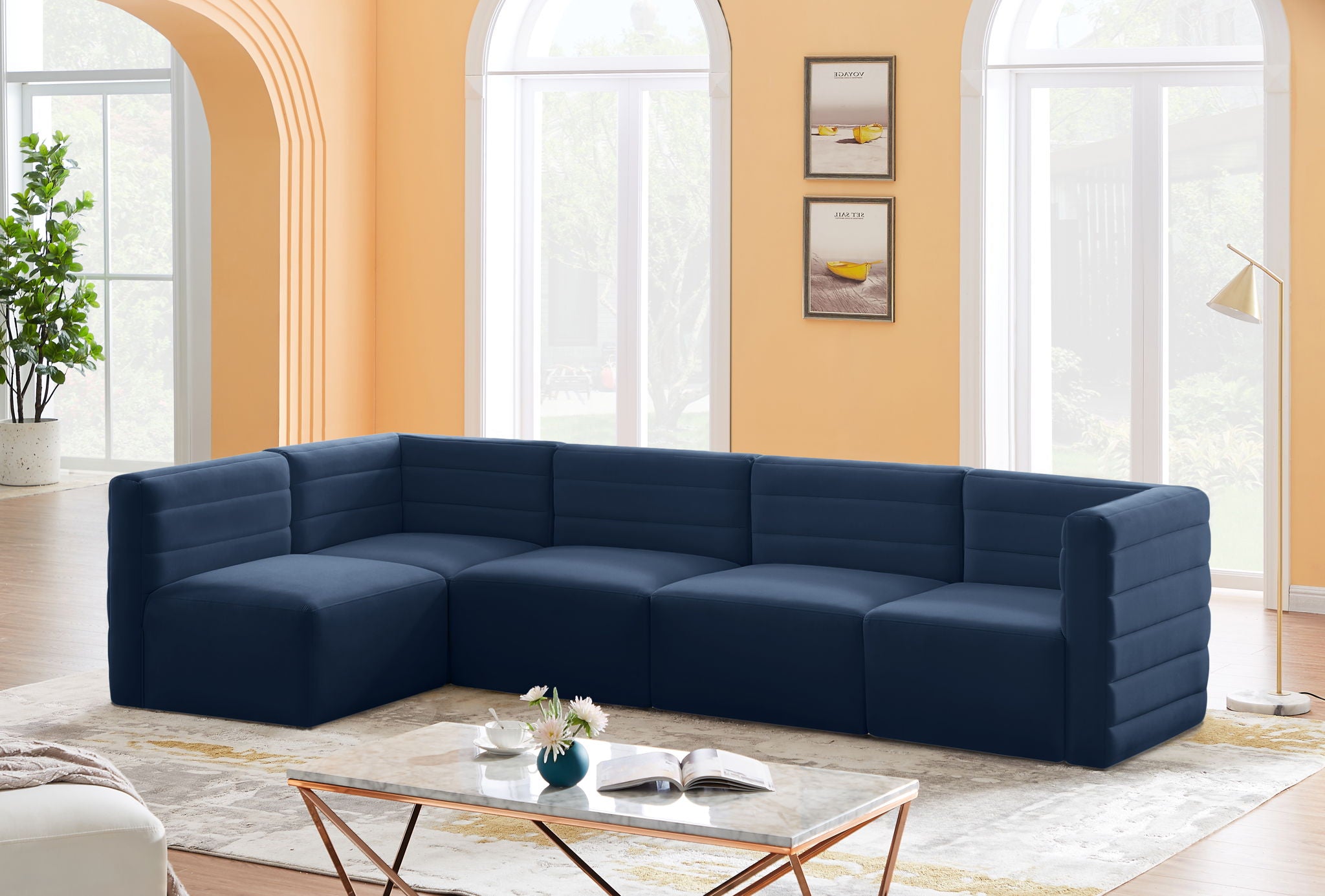 Quincy - 5 Piece Modular Sectional - Urban Living Furniture (Los Angeles, CA)