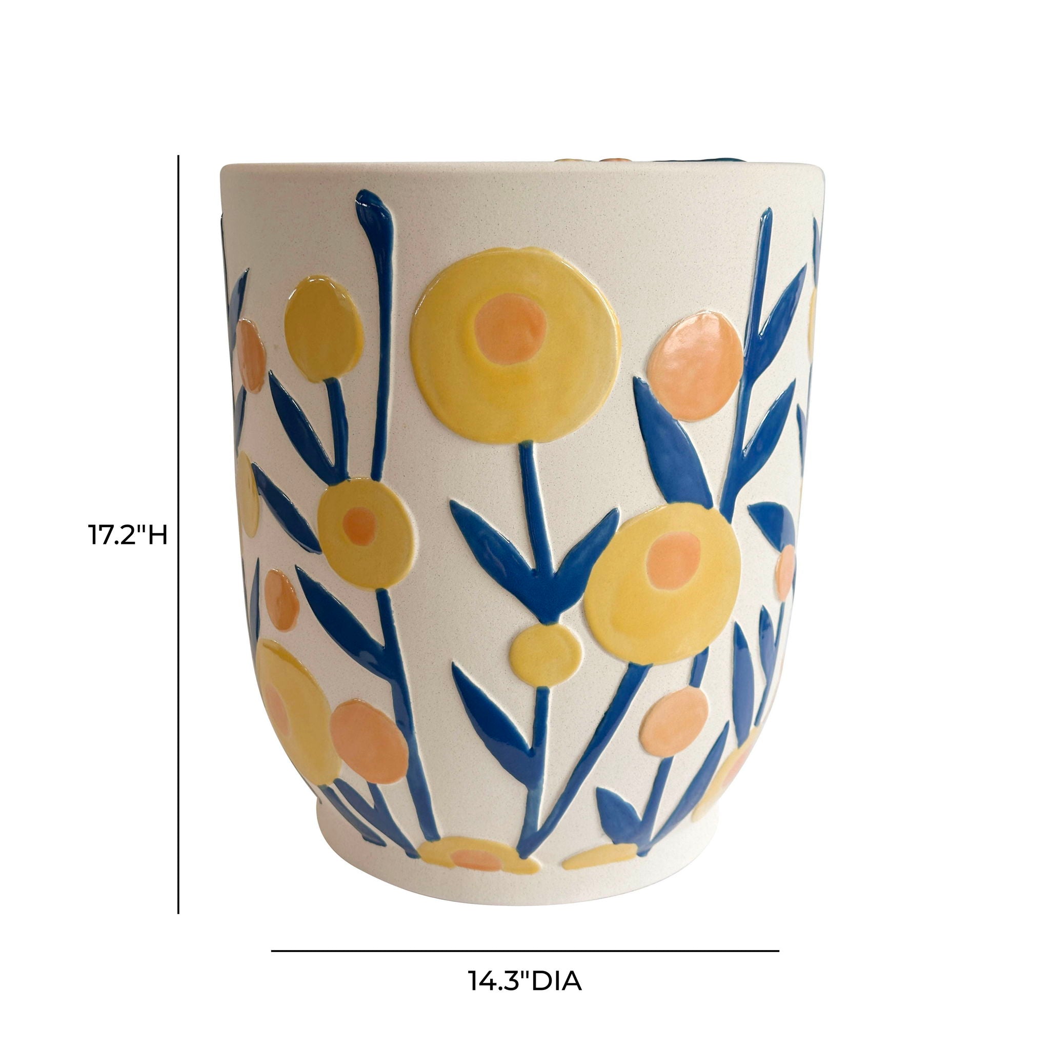 Ceramic Indoor / Outdoor Table - Summer Garden - Urban Living Furniture (Los Angeles, CA)
