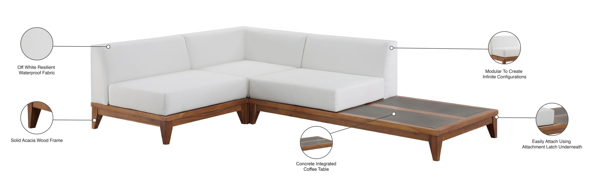 Rio - Modular Sectional - Urban Living Furniture (Los Angeles, CA)