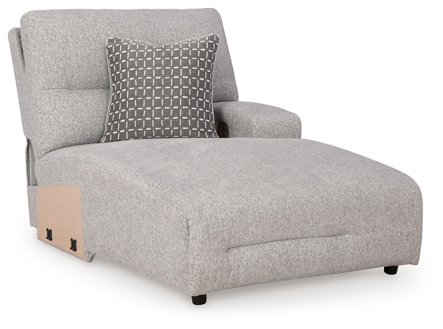 Acklen Place - Pewter - Raf Power Reclining Back Chaise - Urban Living Furniture (Los Angeles, CA)