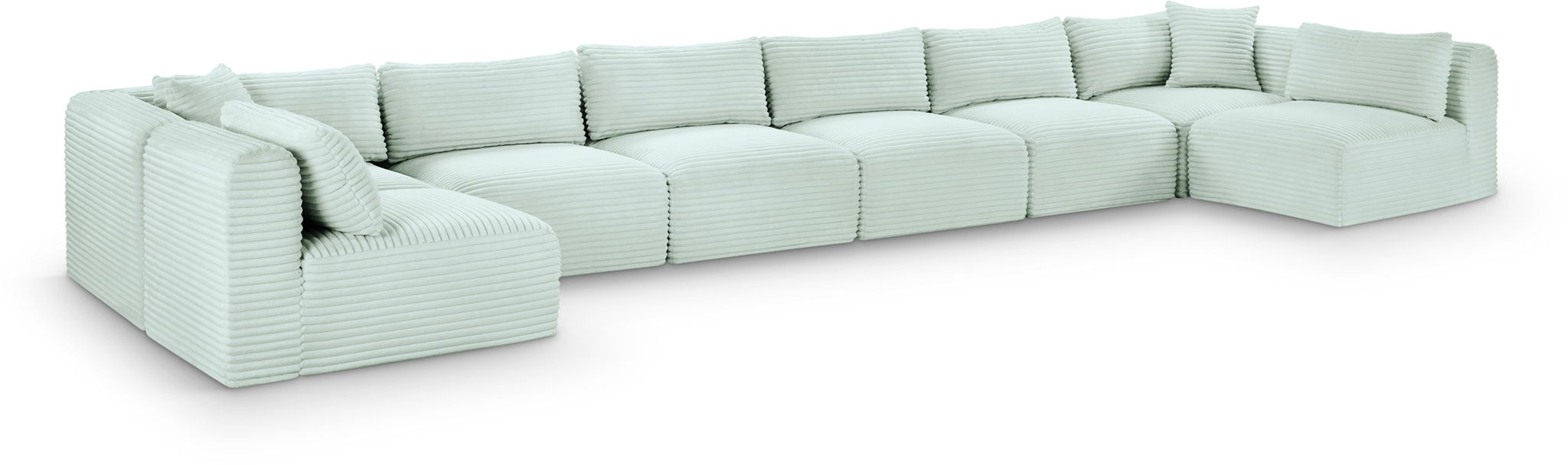 Shaggy - 8 Piece Modular U-Shaped Armless Sectional - Urban Living Furniture (Los Angeles, CA)