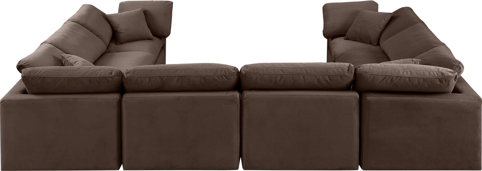 Indulge - Velvet 8 Piece Modular Sectional - Urban Living Furniture (Los Angeles, CA)