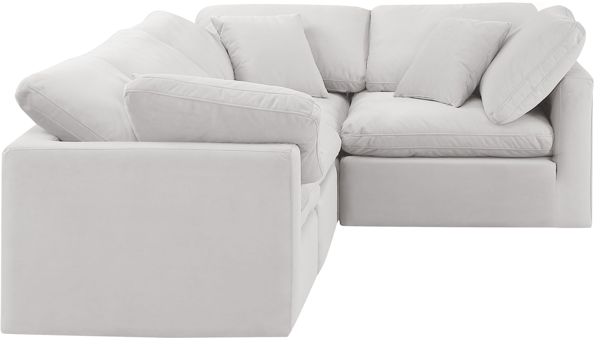 Indulge - Velvet 4 Piece Modular Corner Sectional - Urban Living Furniture (Los Angeles, CA)