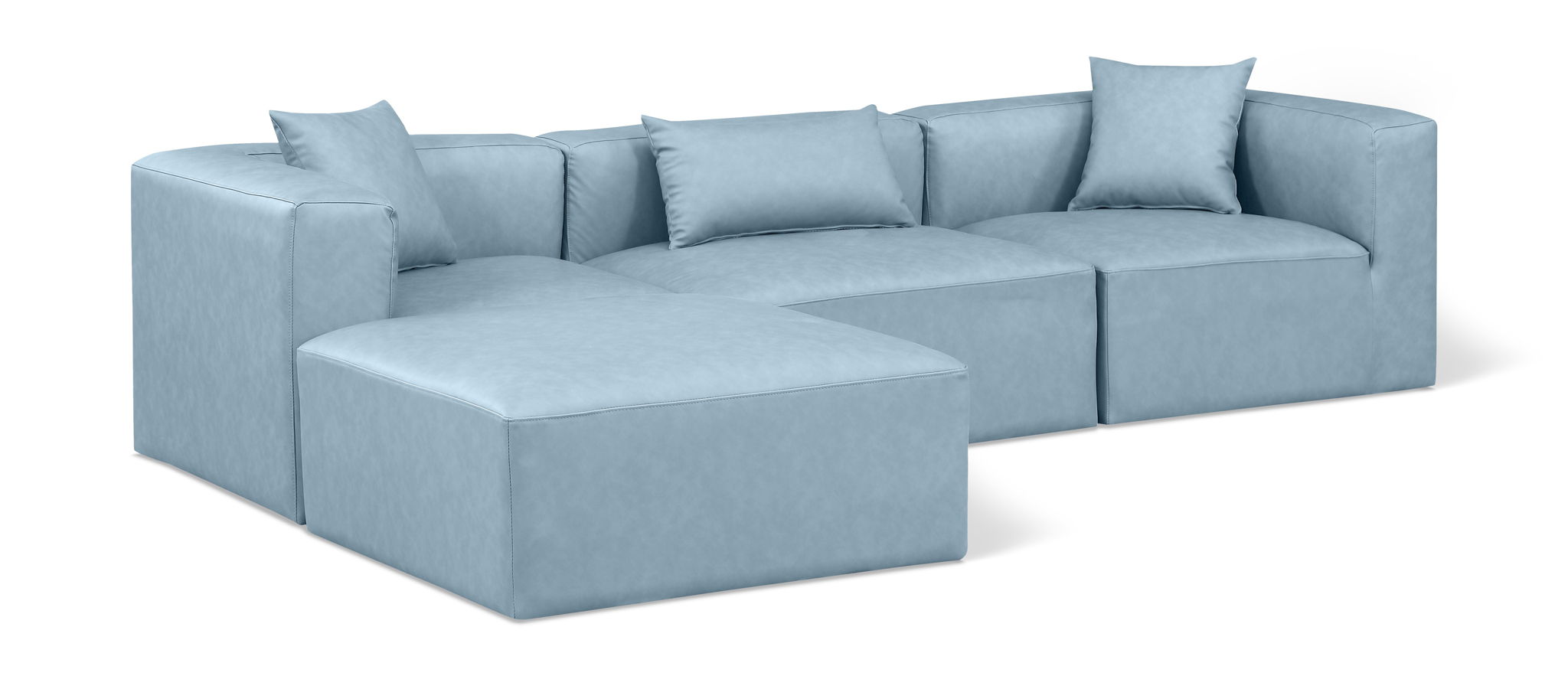 Cube - 4 Piece Modular Sectional With Chaise - Urban Living Furniture (Los Angeles, CA)