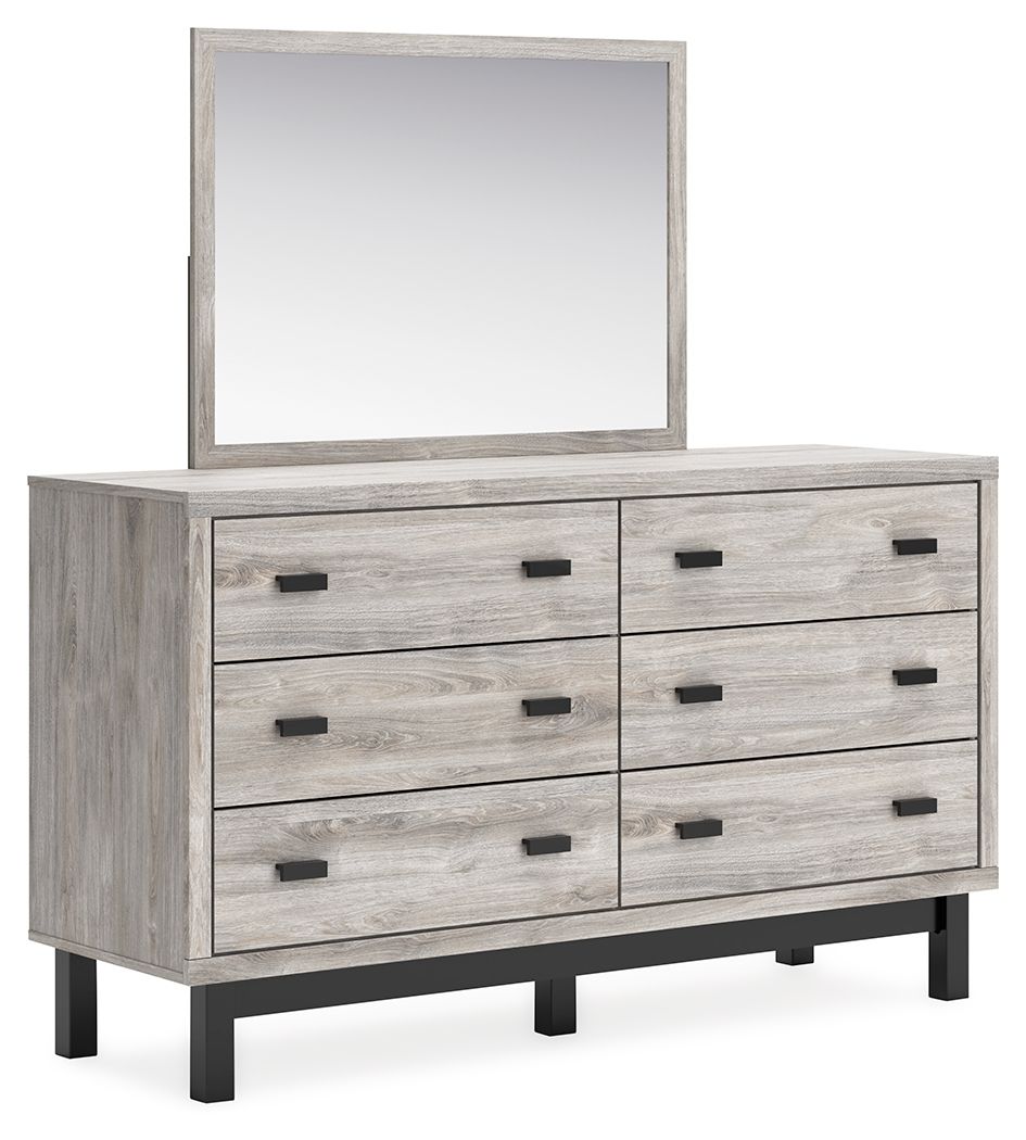 Vessalli - Gray - Dresser And Mirror - Urban Living Furniture (Los Angeles, CA)