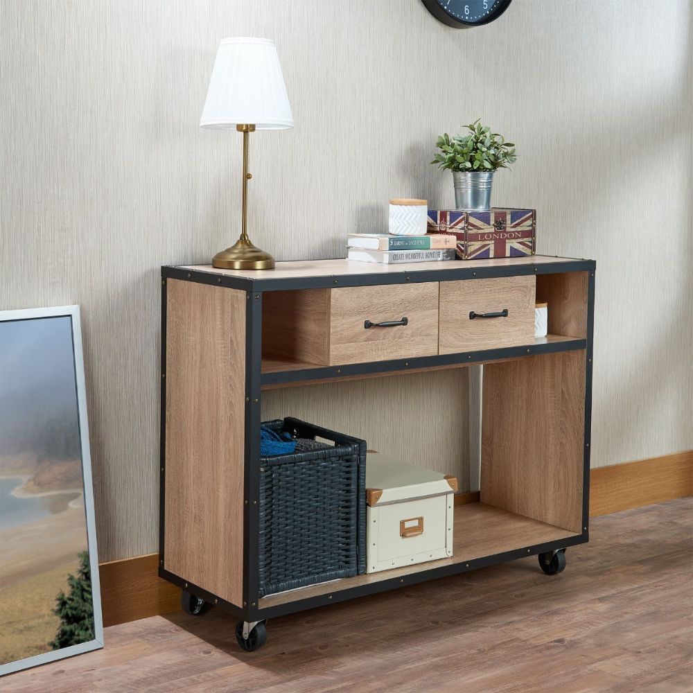 Bemis - Accent Table - Weathered Light Oak - Urban Living Furniture (Los Angeles, CA)