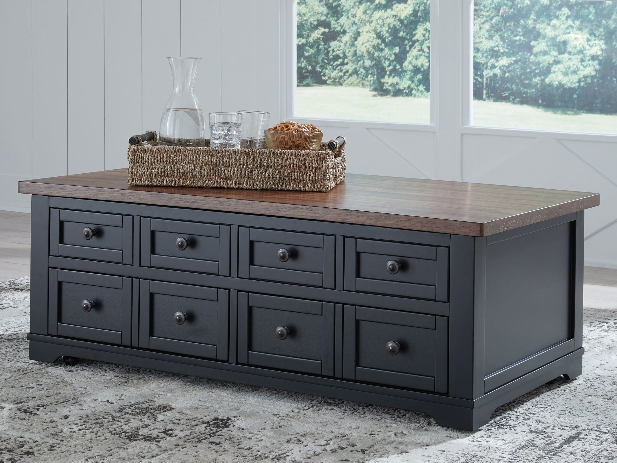 Wildenauer - Brown / Black - Lift Top Cocktail Table - Urban Living Furniture (Los Angeles, CA)