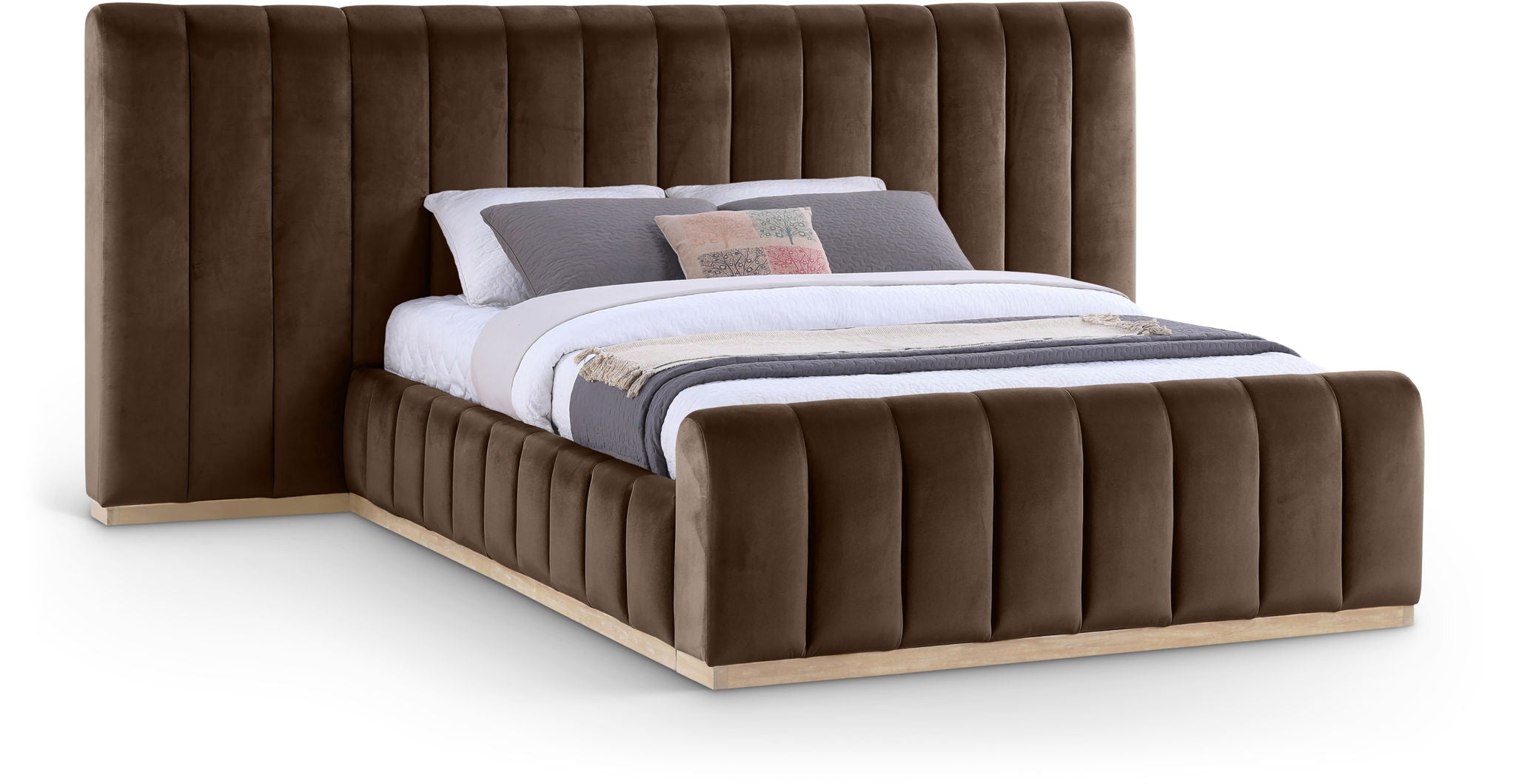 Amara - Velvet Upholstered Bed - Urban Living Furniture (Los Angeles, CA)