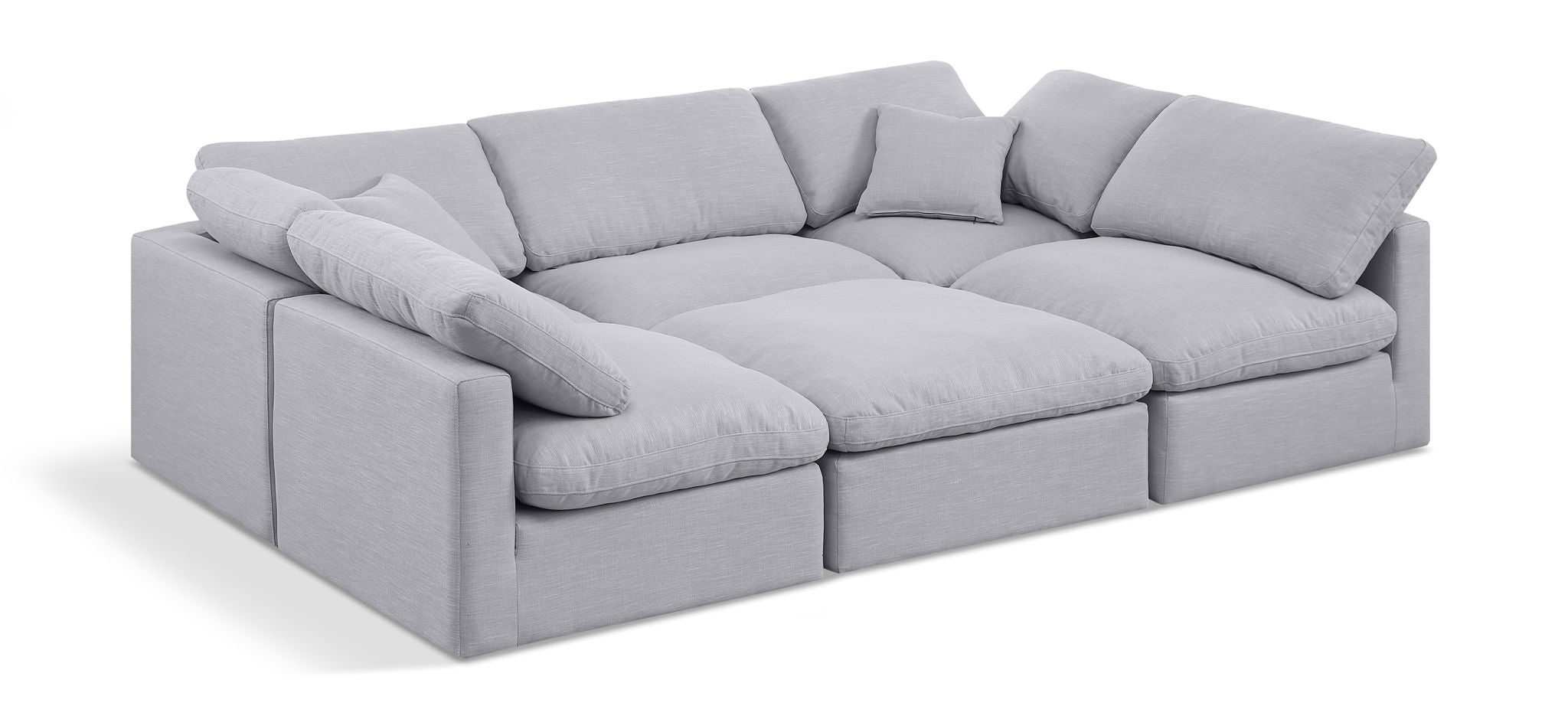 Indulge - Linen 6 Piece Modular Sectional - Urban Living Furniture (Los Angeles, CA)