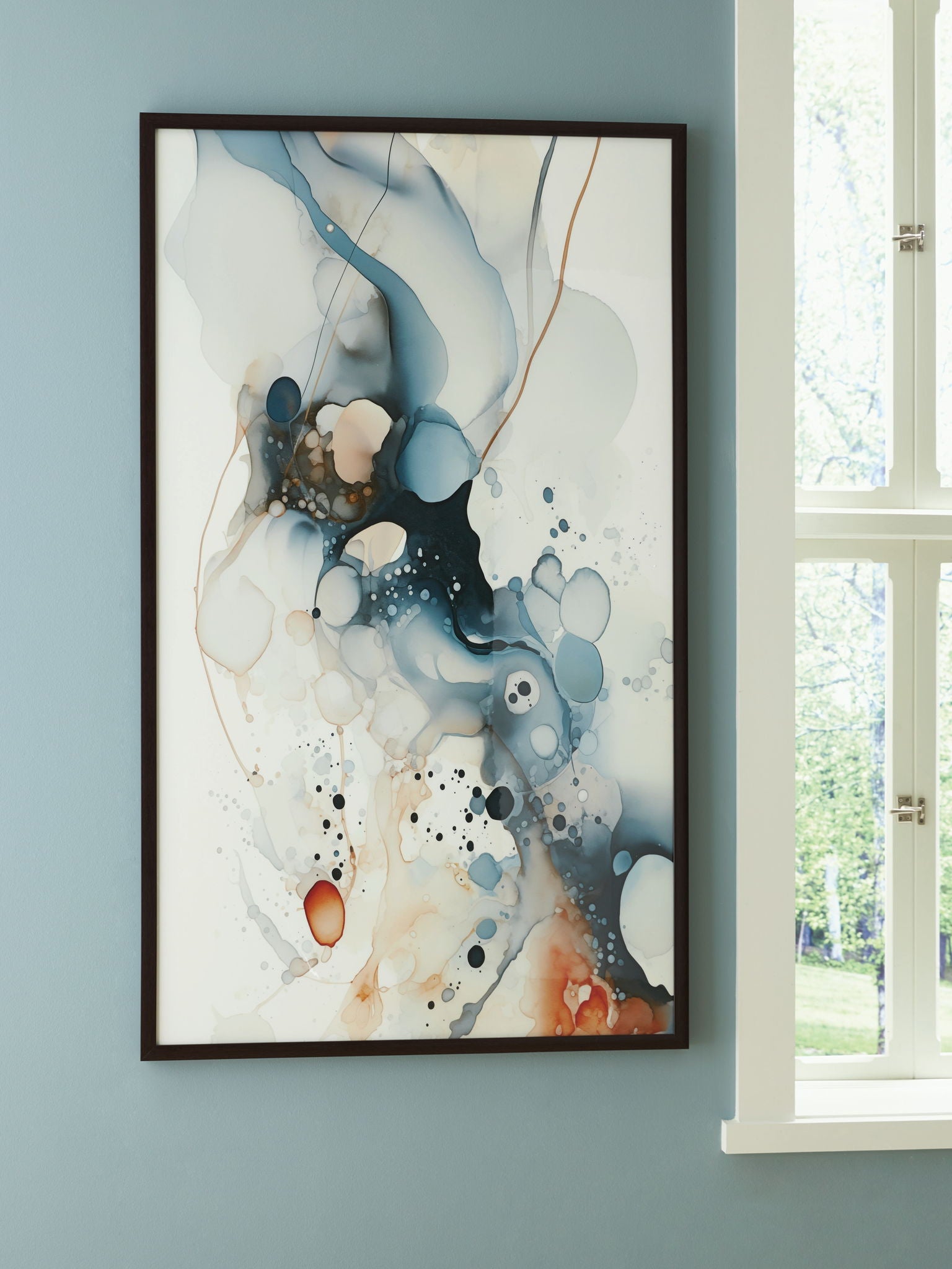 Foxenburg - Blue / Amber / White - Wall Art - Urban Living Furniture (Los Angeles, CA)