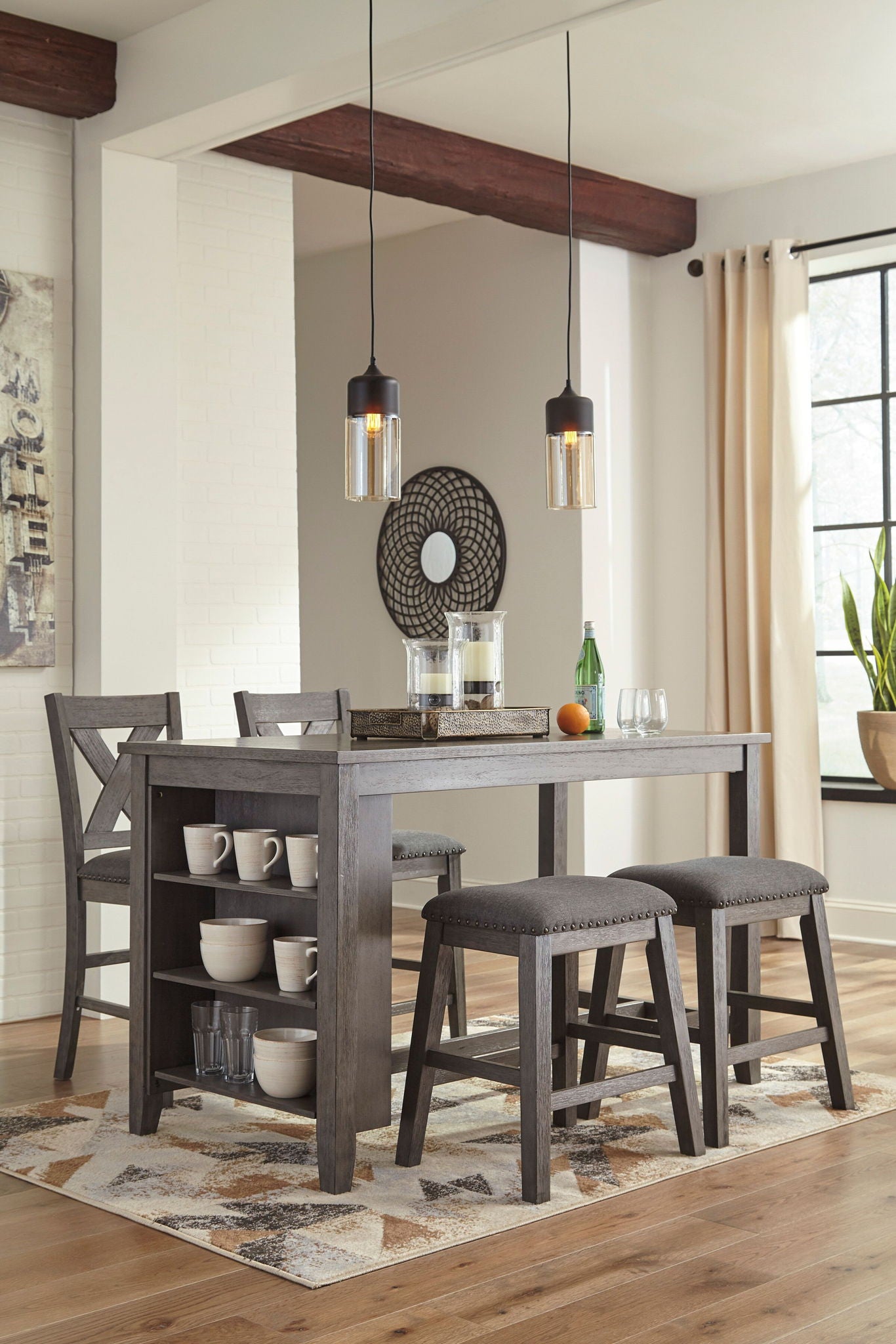 Caitbrook - Rectangular Counter Table Set - Urban Living Furniture (Los Angeles, CA)