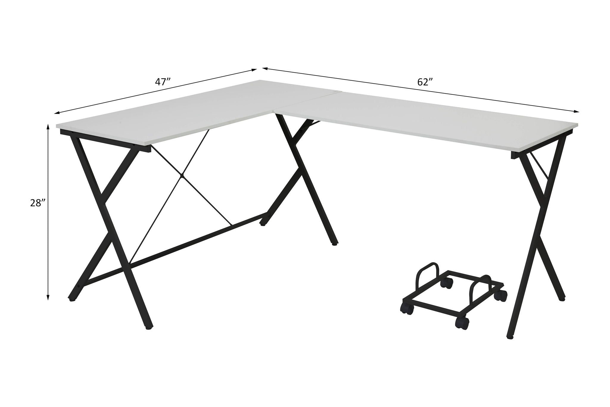 Dazenus - Computer Desk - Black - Urban Living Furniture (Los Angeles, CA)