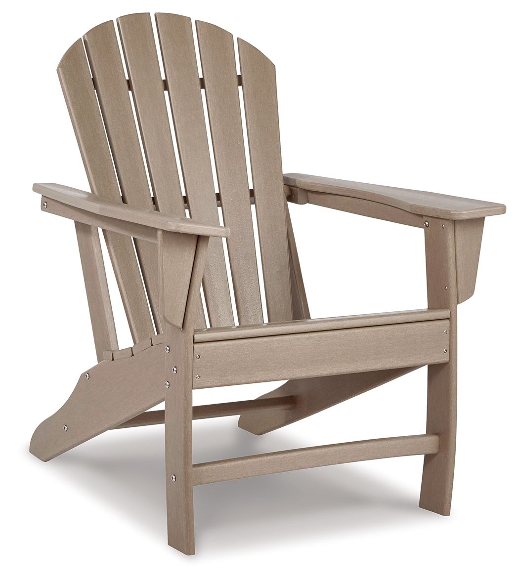 Sundown Treasure - 2 Pc. - Adirondack Chair And Ottoman - Driftwood - Urban Living Furniture (Los Angeles, CA)