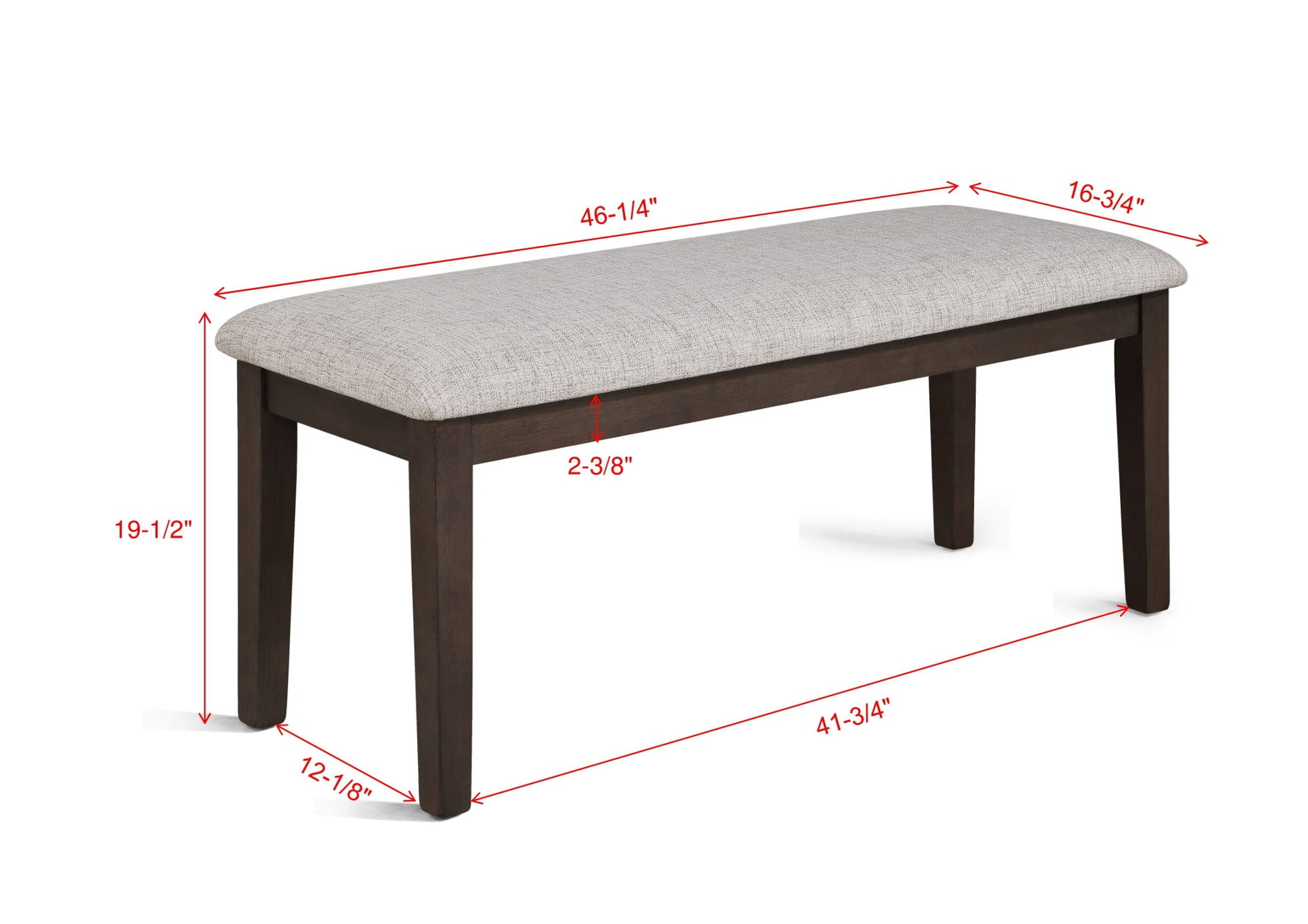 Wagner - Bench - Brown - Urban Living Furniture (Los Angeles, CA)