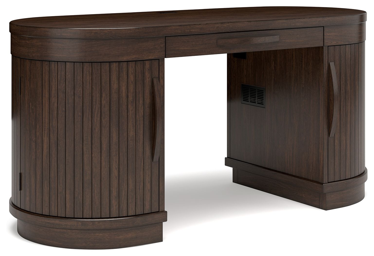 Korestone - Warm Brown - 3 Pc. - Home Office Desk, Chair, Credenza - Urban Living Furniture (Los Angeles, CA)