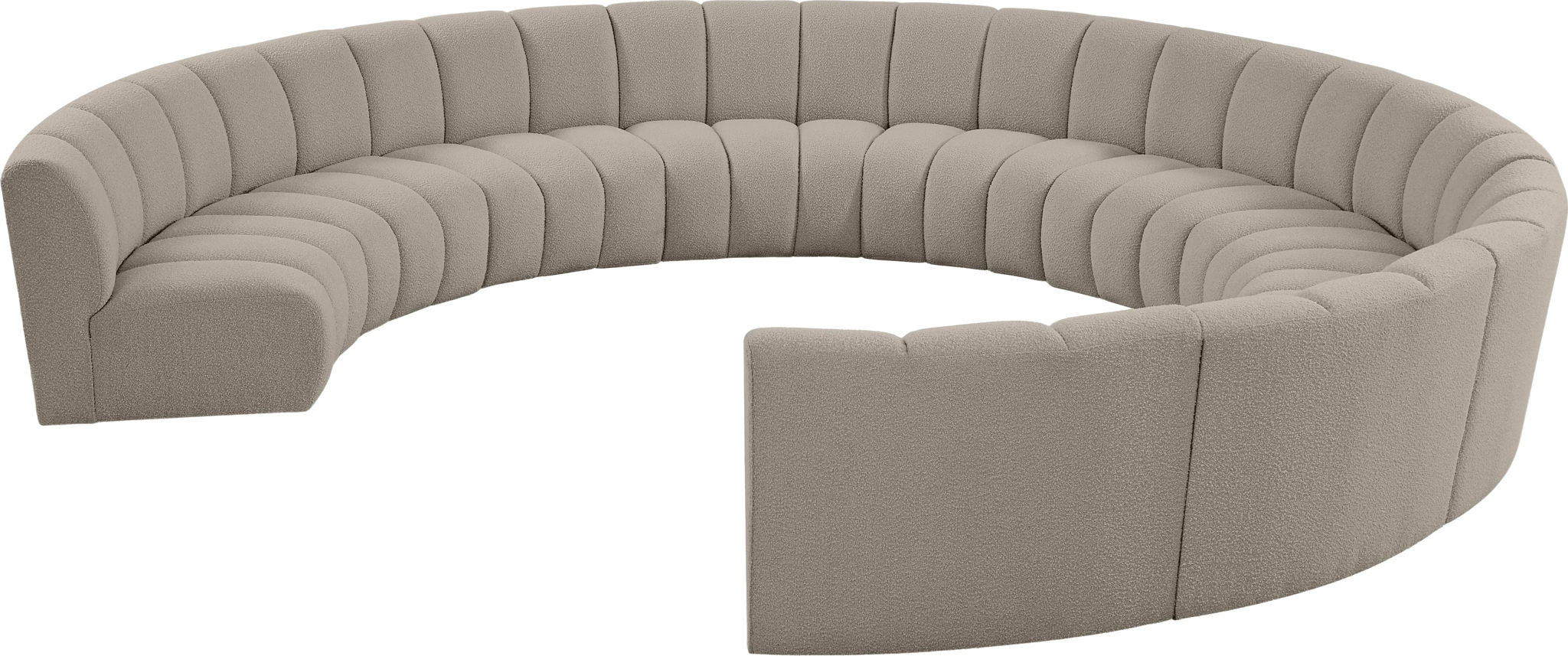 Infinity - 10 Piece Boucle Modular Sectional - Urban Living Furniture (Los Angeles, CA)