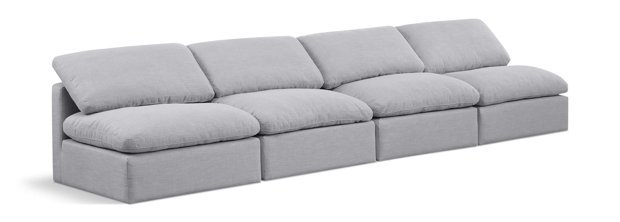 Indulge - Linen 4 Seat Modular Armless Sofa - Urban Living Furniture (Los Angeles, CA)