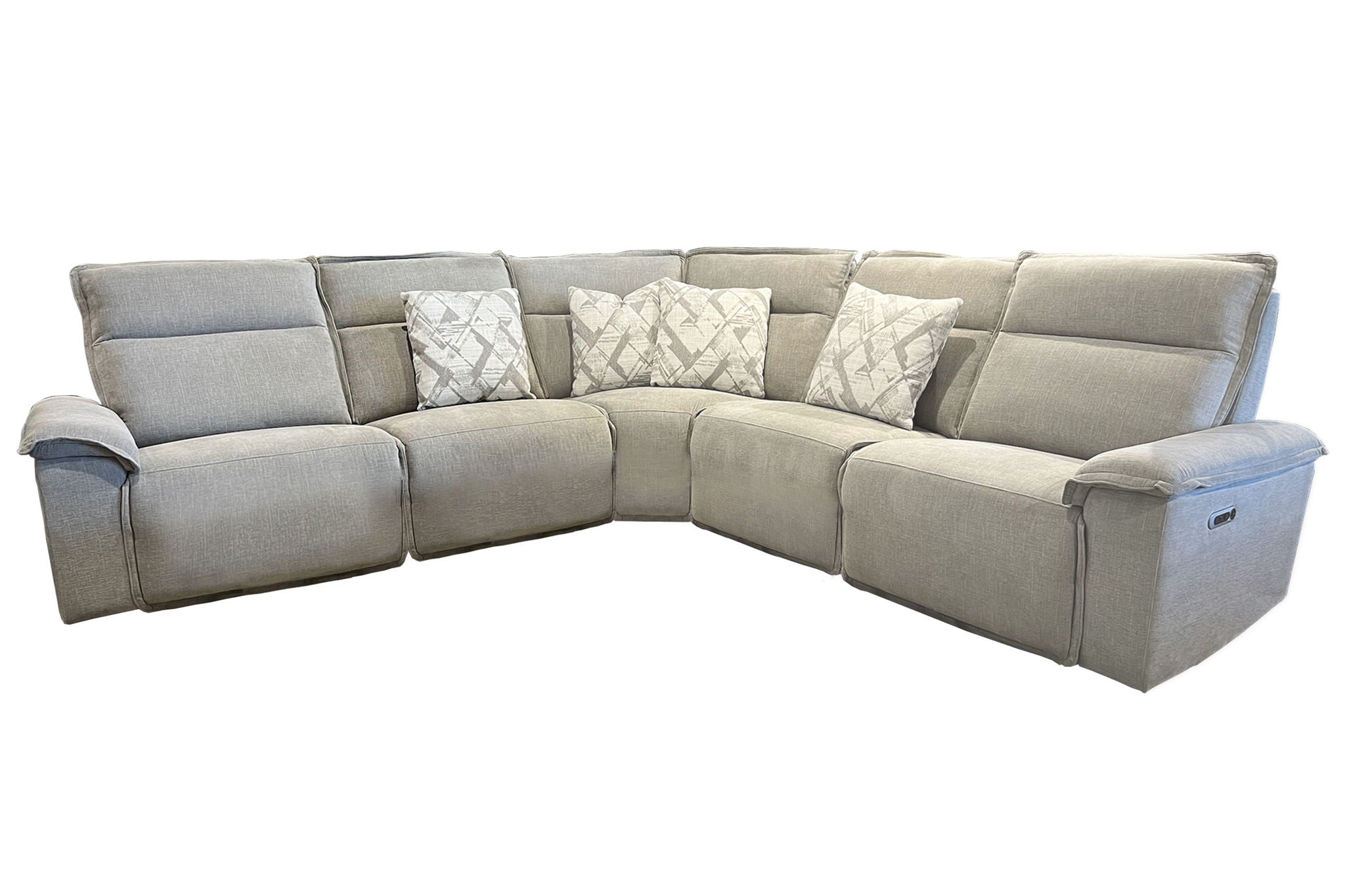 Perimeter - 5 Piece Modular Power Reclining Sectional - Urban Living Furniture (Los Angeles, CA)