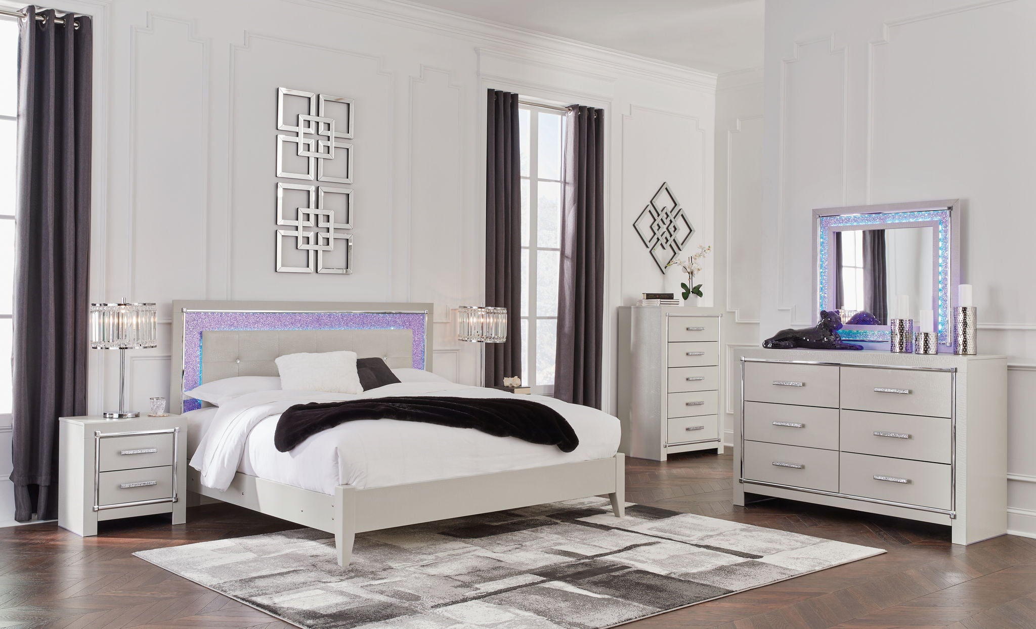 Zyniden - Upholstered Bedroom Set - Urban Living Furniture (Los Angeles, CA)