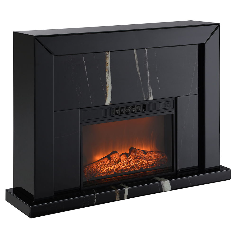 Drisana - Fireplace - Black Mirrored Finish - Urban Living Furniture (Los Angeles, CA)