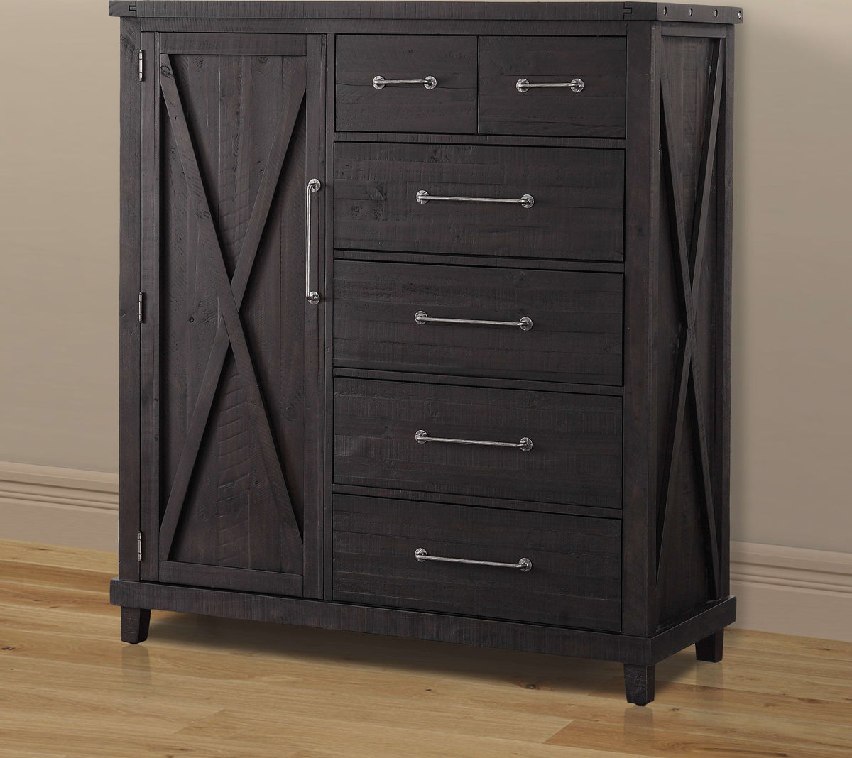 Yosemite - Solid Wood Gentleman's Chest - Cafe