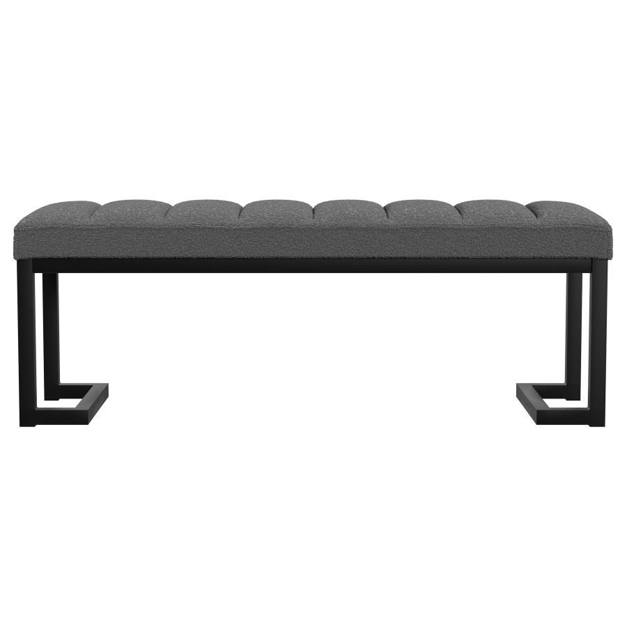 Mesa - Boucle Upholstered Tufted Accent Bench - Urban Living Furniture (Los Angeles, CA)