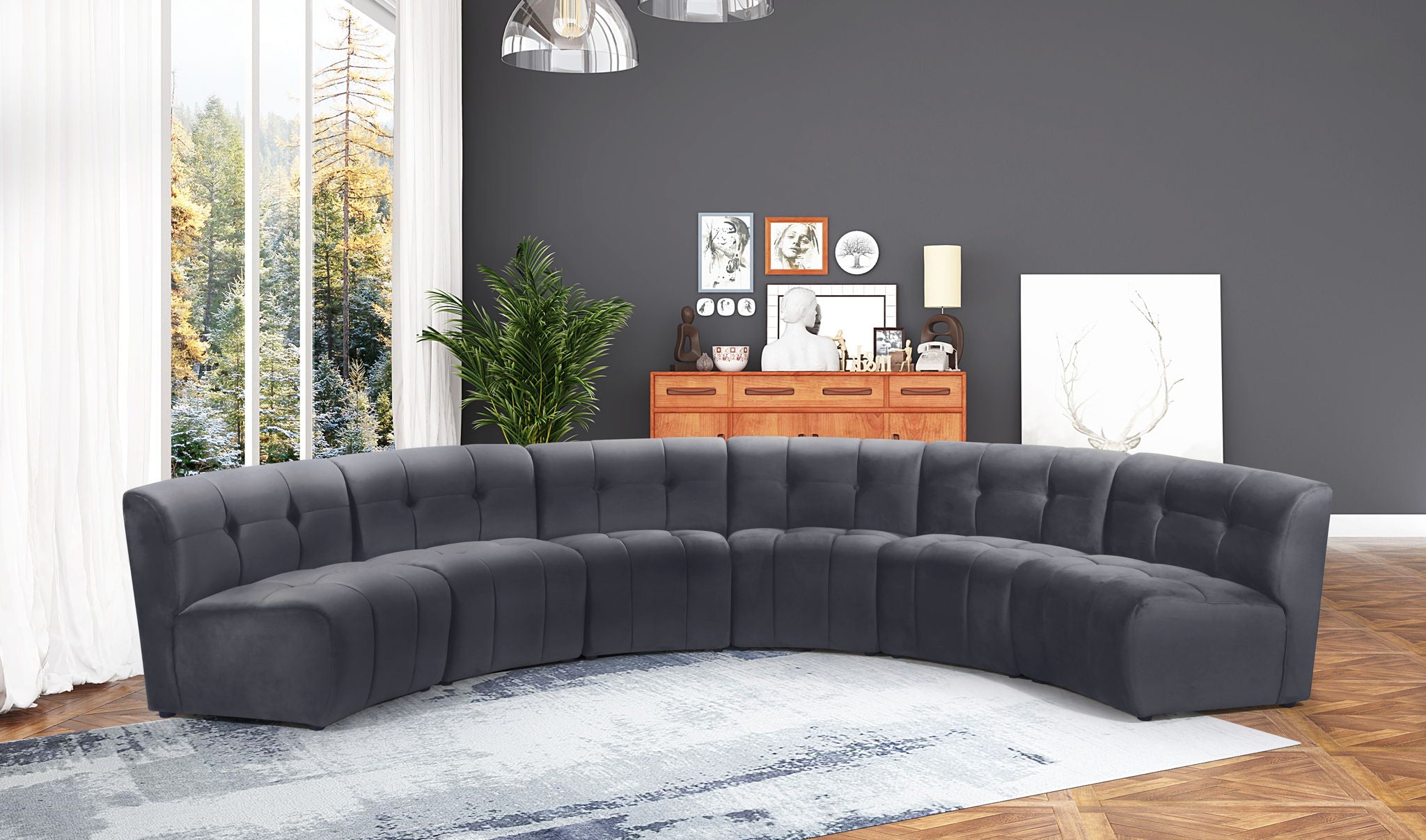 Limitless - 6 Pc. Modular Sectional - Urban Living Furniture (Los Angeles, CA)