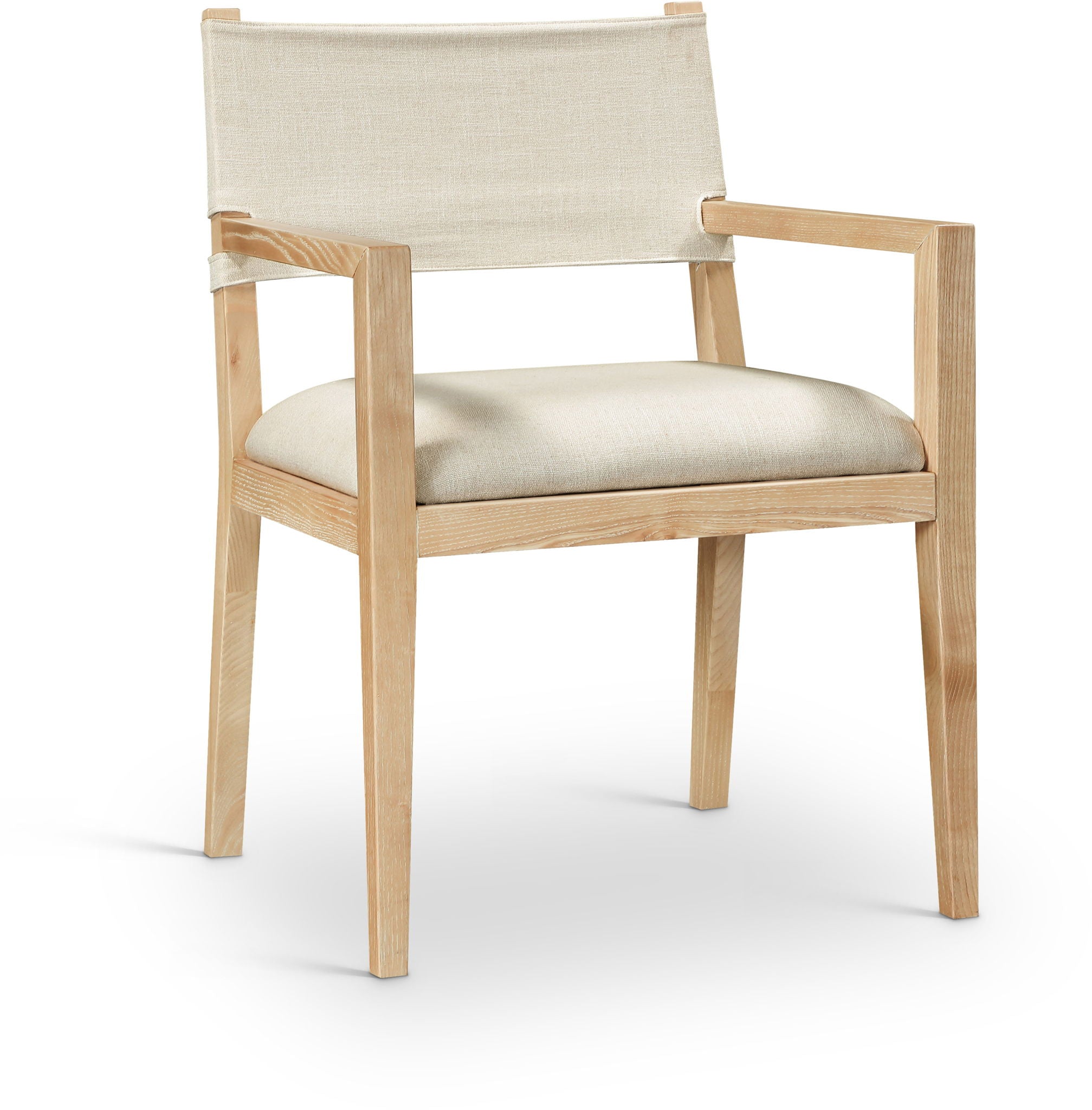 Avon - Linen Textured Performance Fabric Upholstered Dining Arm Chair - Urban Living Furniture (Los Angeles, CA)