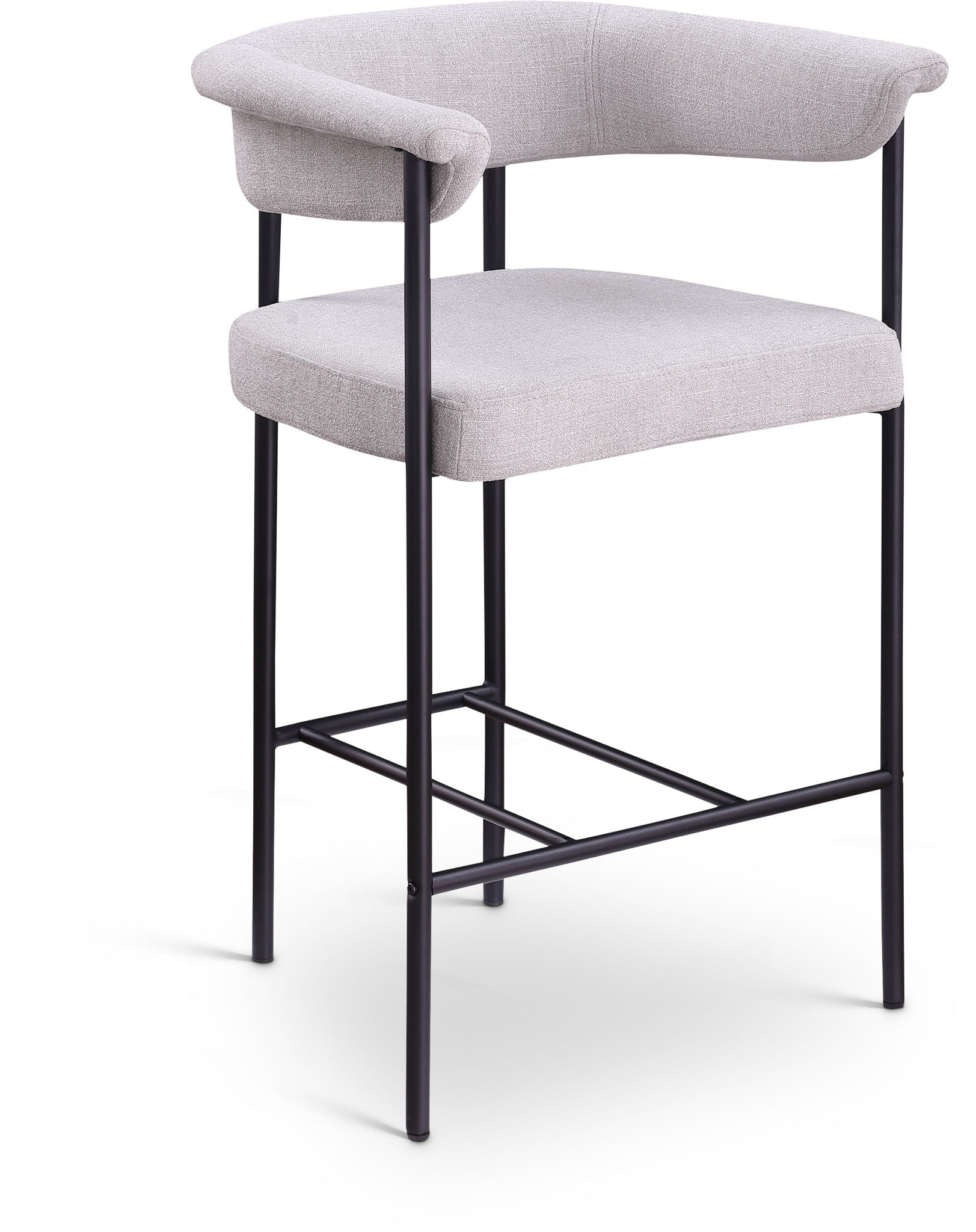 Malin - Linen Counter Stool (Set of 2) - Urban Living Furniture (Los Angeles, CA)