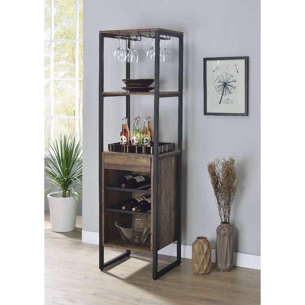 Narik - Wine Rack - Weathered Oak - Urban Living Furniture (Los Angeles, CA)