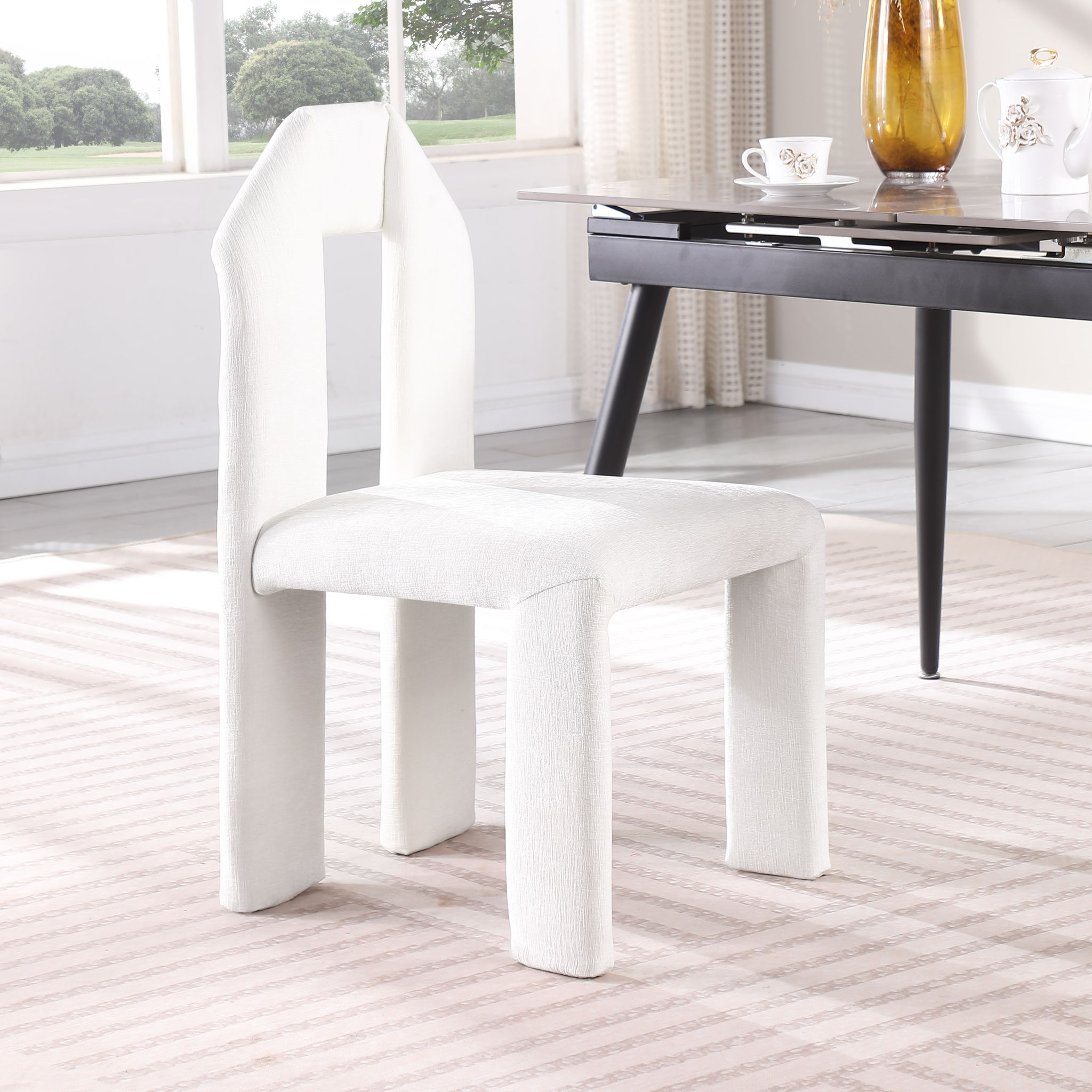 Bennett - Chenille Dining Chair (Set of 2) - Urban Living Furniture (Los Angeles, CA)