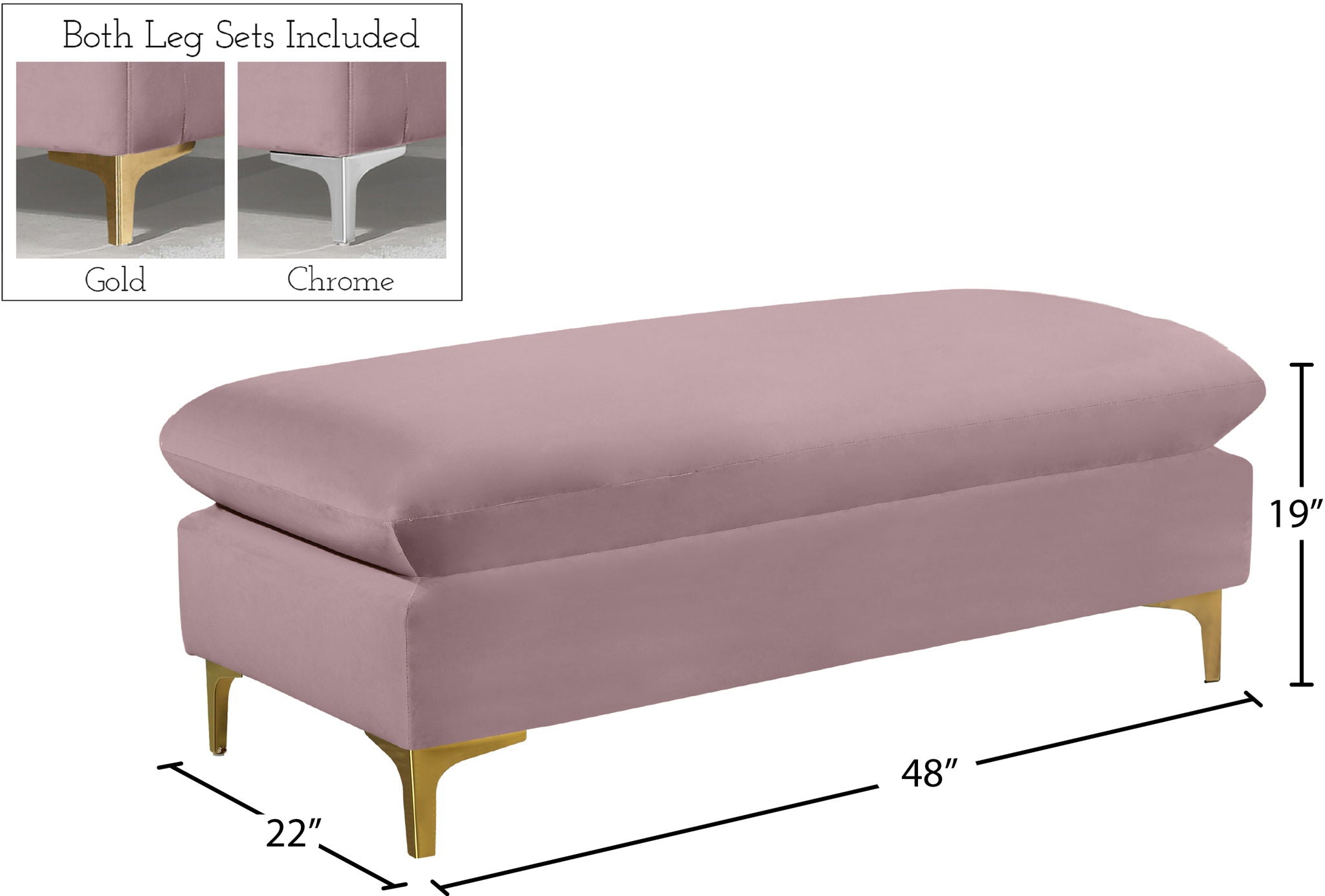 Naomi - Ottoman - Urban Living Furniture (Los Angeles, CA)