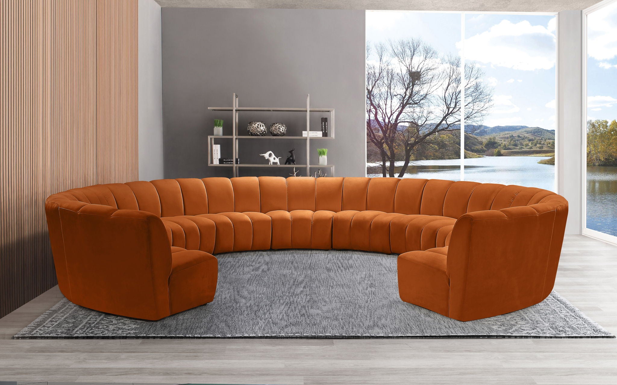 Infinity - 11 Piece Velvet Modular Sectional - Urban Living Furniture (Los Angeles, CA)