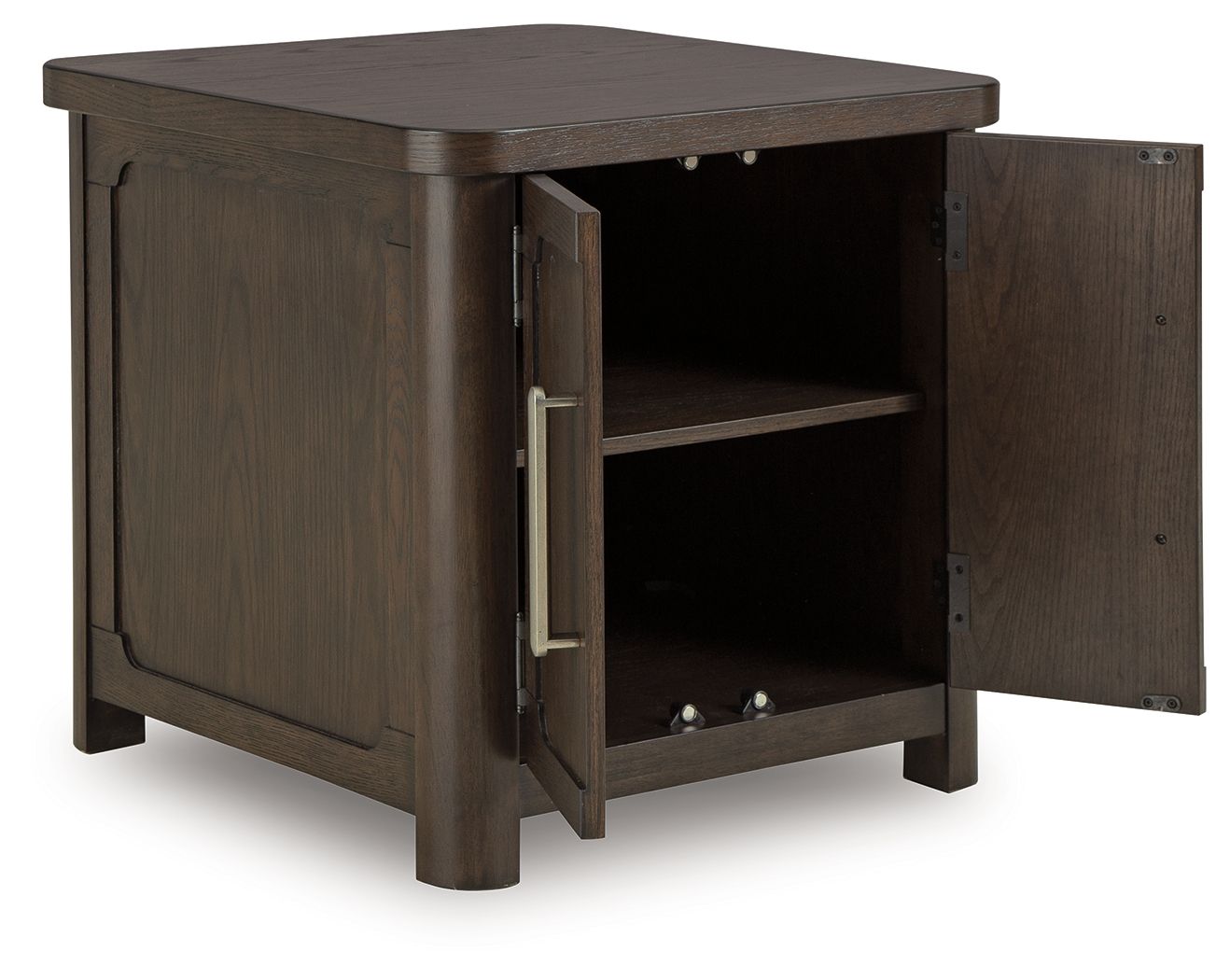 Breckington - Rectangular 2-door End Table - Dark Brown - Urban Living Furniture (Los Angeles, CA)