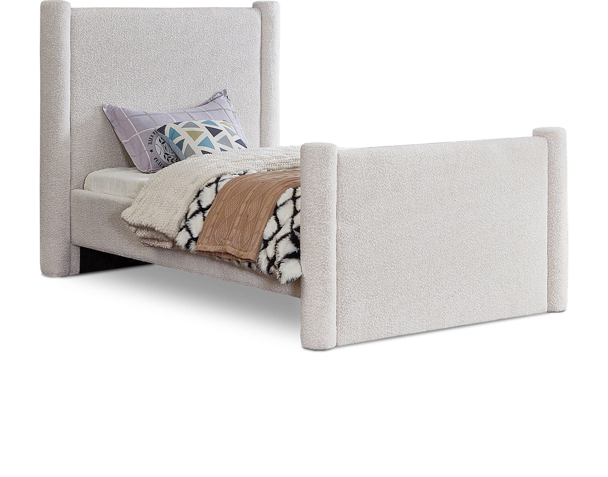Elias - Boucle Bed - Urban Living Furniture (Los Angeles, CA)