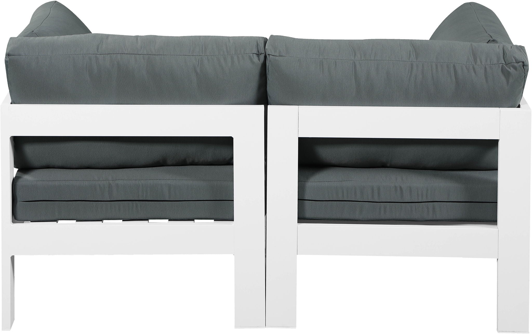 Nizuc - Outdoor Patio 2 Seat Modular Sofa With White Frame - Urban Living Furniture (Los Angeles, CA)