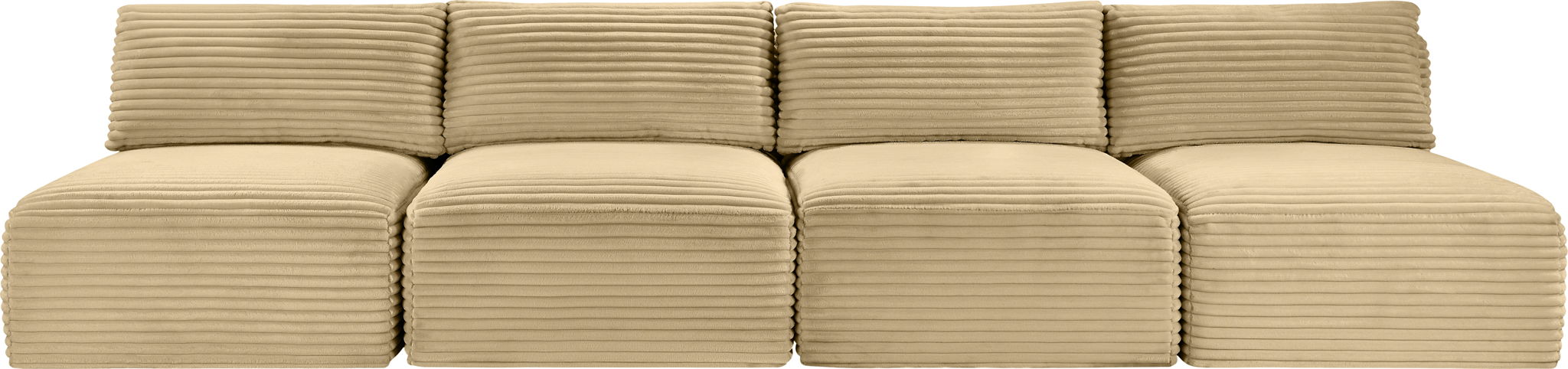 Shaggy - 4 Seat Modular Armless Sofa - Urban Living Furniture (Los Angeles, CA)