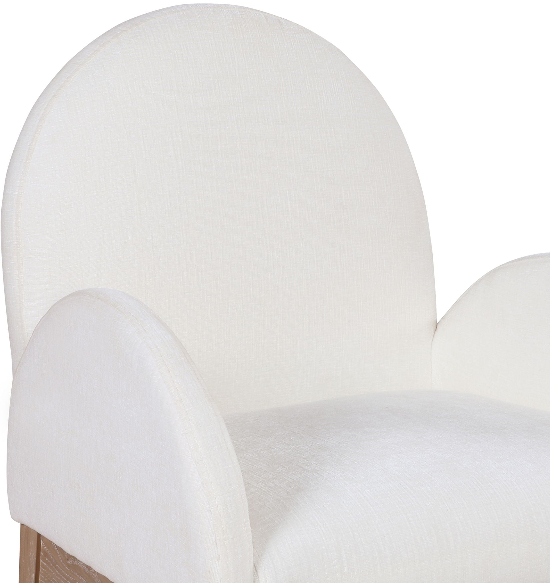 Waldorf - Chenille Dining Arm Chair With Natural Legs - Urban Living Furniture (Los Angeles, CA)