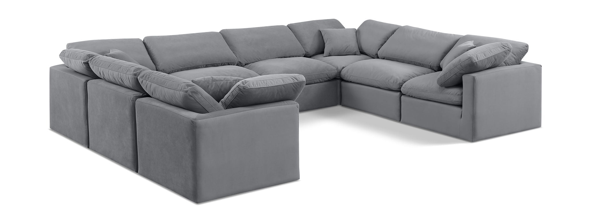 Indulge - Velvet 8 Piece Modular Sectional - Urban Living Furniture (Los Angeles, CA)