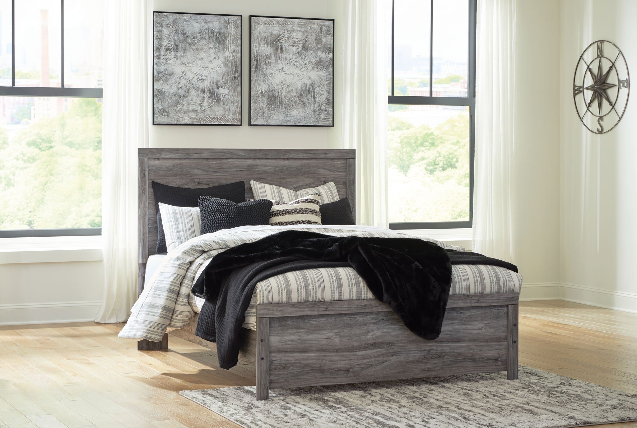 Bronyan - Panel Bed - Urban Living Furniture (Los Angeles, CA)